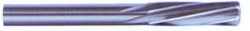 Solid Carbide Left Hand Spiral Flute Reamers - Short Length with 45° Chamfer