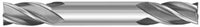 DOUBLE END 4 FLUTE COBALT END MILLS IN METRIC SIZES - CENTER CUTTING