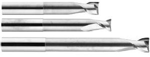 45 deg Helix - Premium Fine Grain Carbide - Center Cuttting