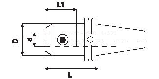 GS BT 40 End Mill Holder