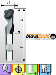 Inova Drill - Solid Carbide Drill - Extra Short