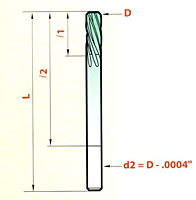 Magafor 8600 Series High Precision Miniature Carbide Reamer