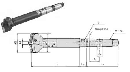 Super Drill Morse Taper Shank Set for Oil Hole Adapter