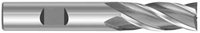 4 OR MORE FLUTE HIGH SPEED STEEL END MILLS - NON CENTER CUTTING