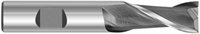 2 FLUTE HIGH SPEED STEEL END MILLS - SINGLE END - CENTER CUTTING