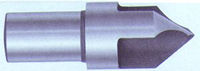 HIGH SPEED STEEL 3 FLUTE SHEARKUT HALF MOON COUNTERSINKS - RH CUT