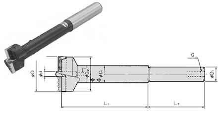 Super Drill Straight Shank Set Flat Head